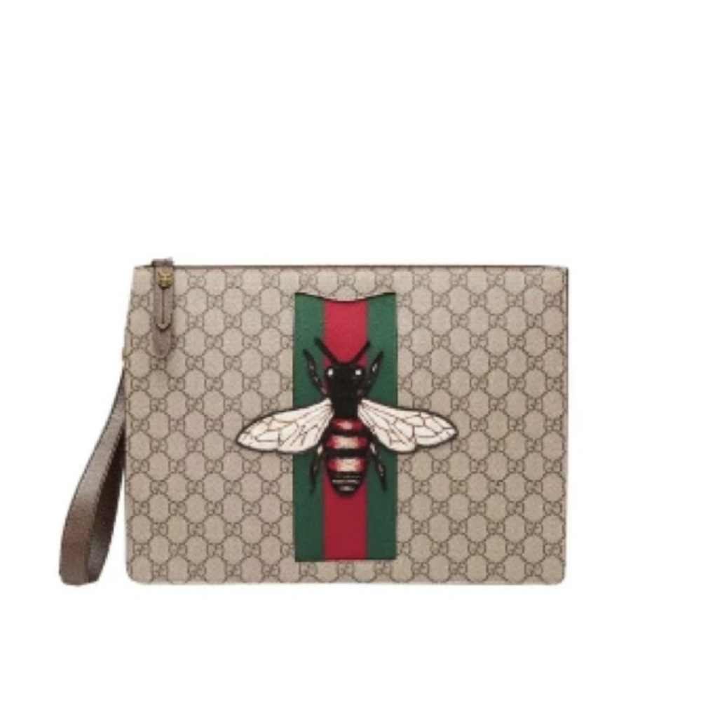 GUCCI GG SUPREME BAG W BEE